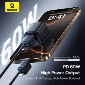 Baseus 2 in 1 60W Lightning Type-C Cable