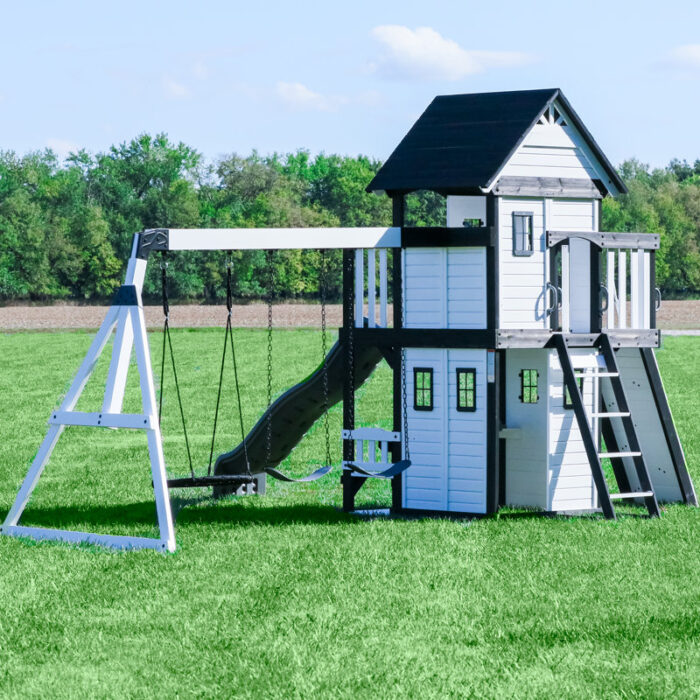 Backyard Discovery White Canyon Creek Swing Set - Image 3