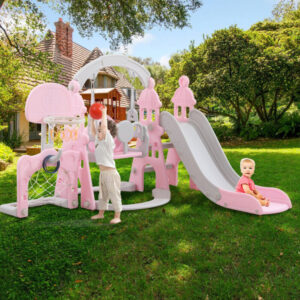 Feanch 64.96” W Plastic Freestanding Slide